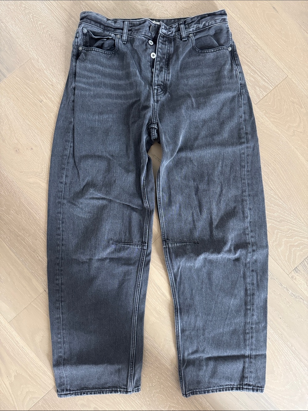 Madewell Darted Barrel Jeans 28 Tall